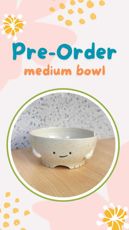 PRE-ORDER Medium Smiley Bowl